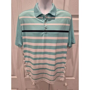 Greg Norman Shark Polo Large Play Dry Slim Fit 100% Polyester